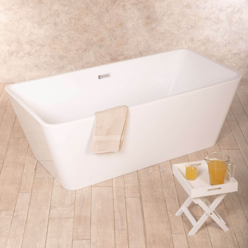 Vasca da Bagno Freestanding 170x80 cm H58 VVorich Realx Bianca-1