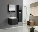 Mobile Bagno Sospeso 70 cm Lavabo Specchio e 1 Pensile Tokyo-3