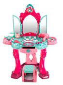 Specchiera Giocattolo per Bambini 78x51x34 cm con Luci Suoni e Accessori  Rosa-1