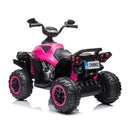 Quad Elettrico per Bambini 12V ATV Speed Rosa-4