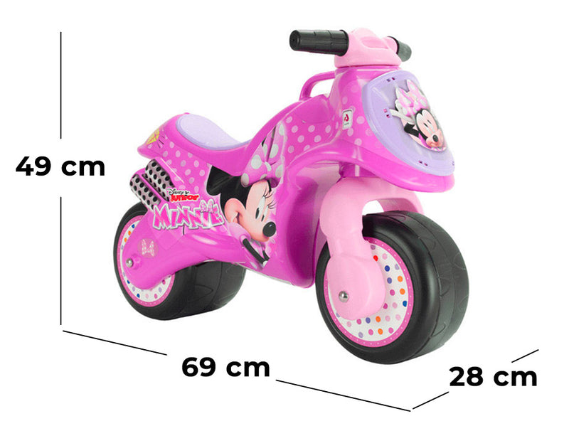 Moto Cavalcabile per Bambini 69x28x49 cm Primi Passi Neox Disney Minnie-5