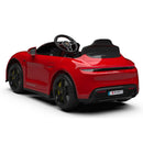 Macchina Elettrica per Bambini 12V Porsche Taycan Rossa-4