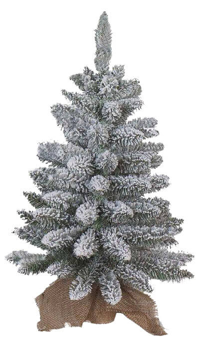 Mini Albero di Natale Artificiale Innevato 90 cm 105 Rami Verde prezzo