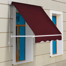 Tenda da Sole a Caduta 180×70 cm in Alluminio e Poliestere Rosso-2