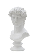 Scultura Roman 21,5x14,5x34 cm in Poliresina Bianco-2