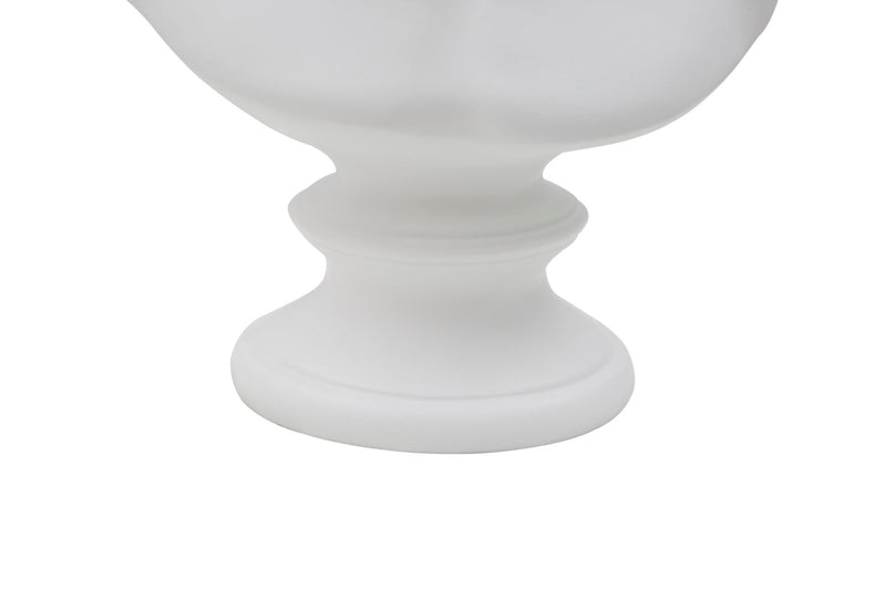 Scultura Roman 21,5x14,5x34 cm in Poliresina Bianco-5