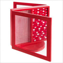 Porta Gioielli Stand Rosso 23x25.5H cm in Legno-2