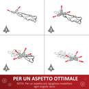 Albero di Natale Artificiale 150 cm con Palline e Decorazioni Verde-6