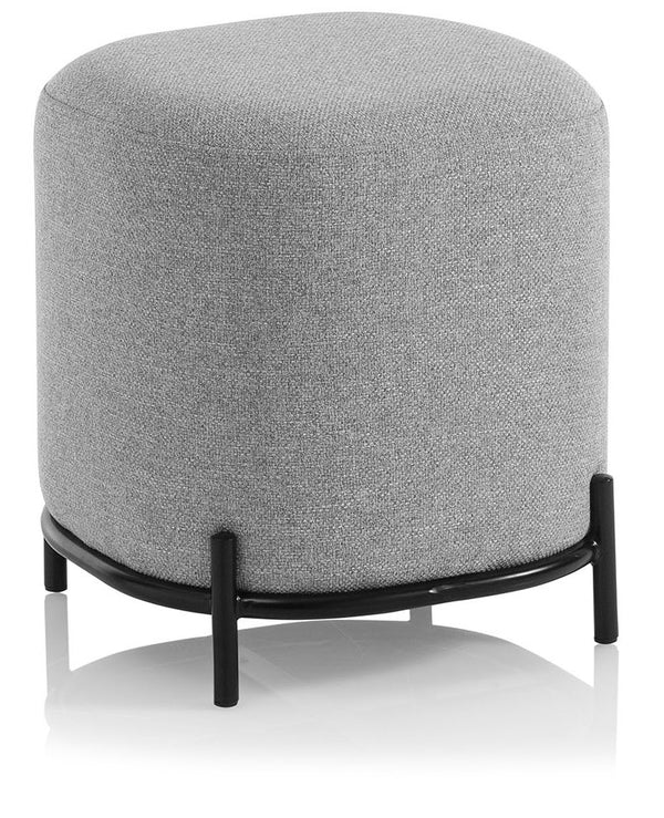 Gepolsterter Pouf 42x42x45 cm in grünem Stoff sconto