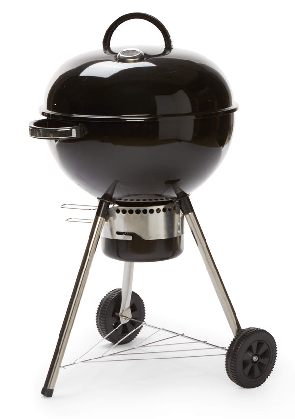 acquista Holzkohlegrill Holzkohle 73,5 x 64 x 106,5 cm in Black Steel