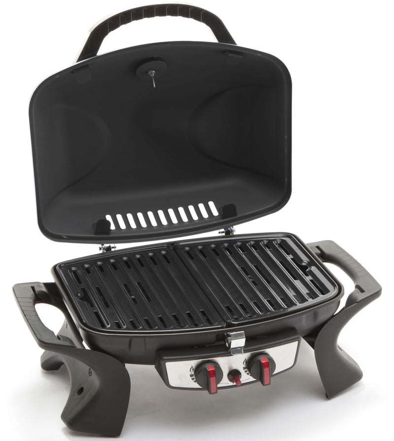 Barbecue a Gas GPL Portatile 2 Fuochi Taddei Easy Nero-2