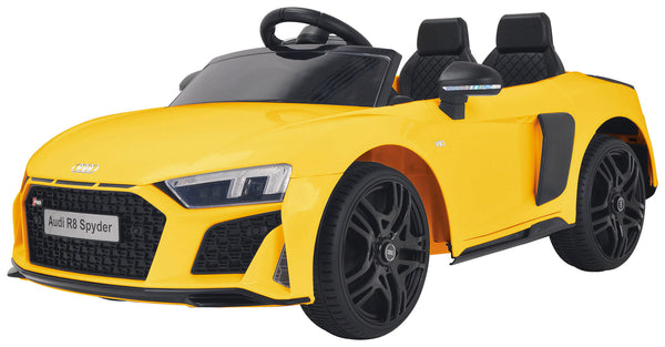 sconto Elektroauto für Kinder 12V Audi R8 Spyder Gelb