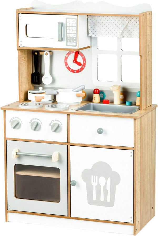 Cucina Giocattolo per Bambini 60x30x93 cm in Legno con Accessori  Bianca prezzo