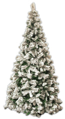 Albero di Natale Artificiale Innevato 340 Rami Tibet Verde Varie Misure-1