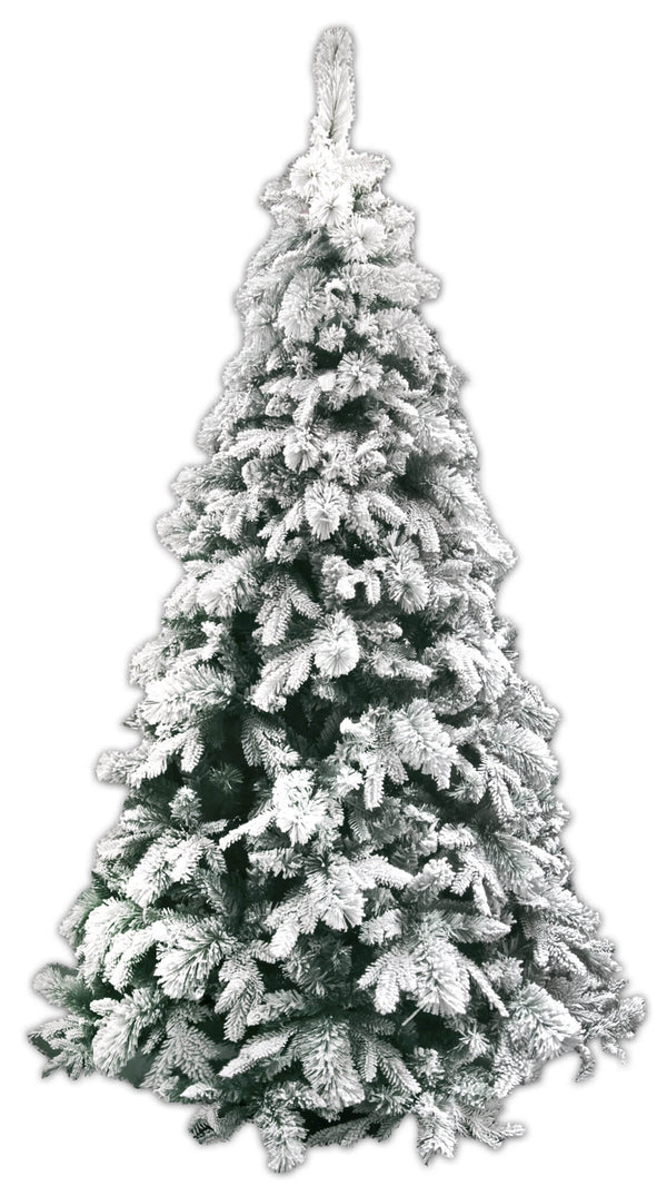 online Albero di Natale Artificiale Innevato Apertura Ramo/Ramo Nevada Verde Varie Misure