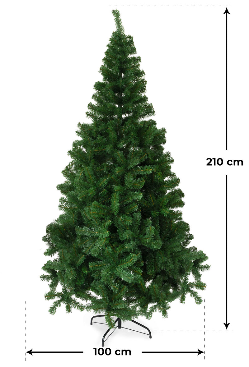 Albero di Natale Artificiale Apertura ad Ombrello Ottawa Verde Varie Misure-2