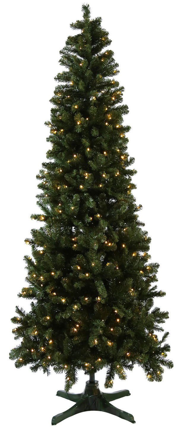 online Albero di Natale Artificiale con LED Apertura ad Ombrello Kentucky Slim Verde Varie Misure