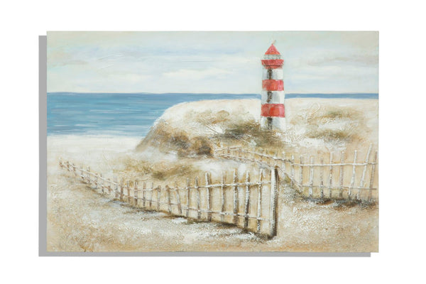 acquista Gemalt auf Lighthouse Canvas 120x3,7x80 cm in Aluminium, Kunststoff und Leinwand