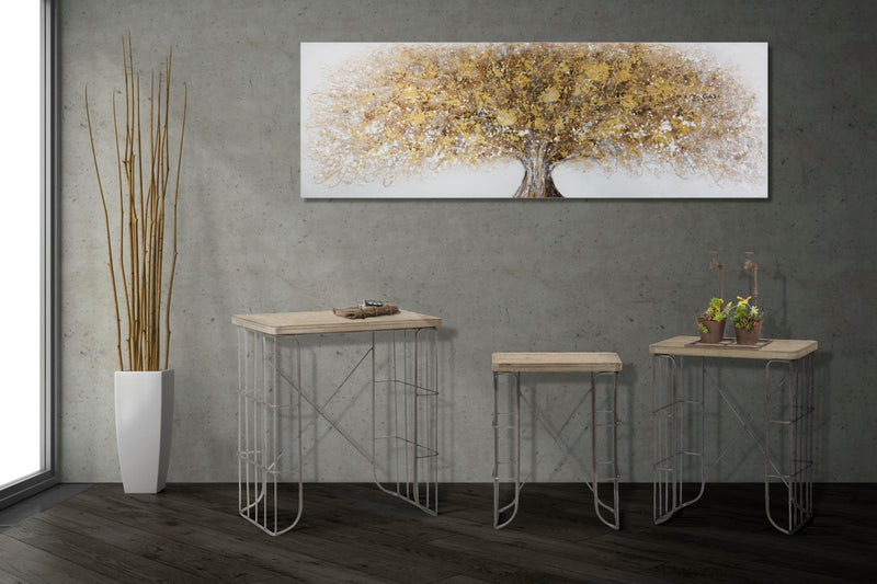 Dipinto su Tela Super Tree 180x3,8x60 cm in Legno di Pino e Canvas-9