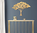 Pannello Leaf Tree Plan 82x1,5x63 cm in Ferro Oro-5