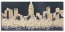 Dipinto su Tela Oroen City 150x3,8x70 cm in Legno di Pino e Canvas Multicolor-1