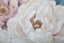 Dipinto su Tela Soft Flower 100x3,7x80 cm in Legno di Pino e Canvas Multicolor-3