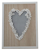 Cornice Rettangolare Live Laugh Love 17,5x1,9x22,8 cm MDF Marrone e Bianco-1