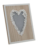 Cornice Rettangolare Live Laugh Love 17,5x1,9x22,8 cm MDF Marrone e Bianco-3