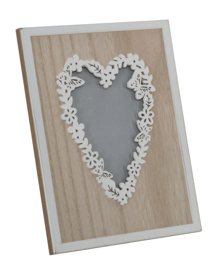 Cornice Rettangolare Live Laugh Love 17,5x1,9x22,8 cm MDF Marrone e Bianco-3