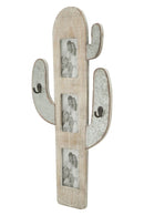 Cornice da Muro Cactus 39x3x71,5 cm in Ferro e MDF-3