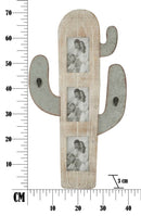 Cornice da Muro Cactus 39x3x71,5 cm in Ferro e MDF-8