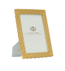 Cornice Chain Glam 19,3x1,5x24,3 cm in Poliresina e Vetro Oro-1