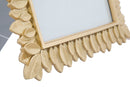 Cornice Glam Leaves 28x1,8x30,2 cm in Resina Oro-5