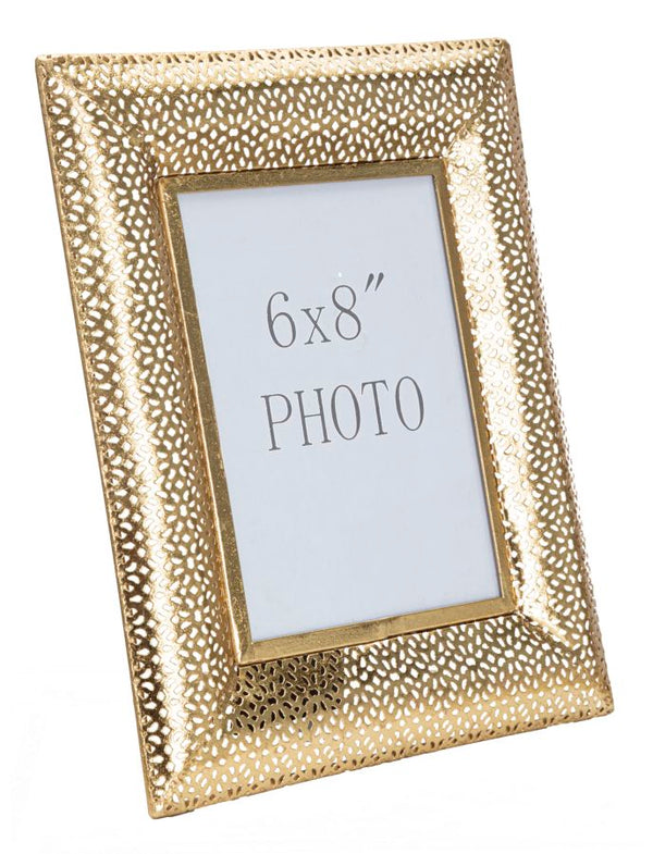 Glam Holes Rahmen 25x12x31 cm aus Eisen und Goldglas acquista