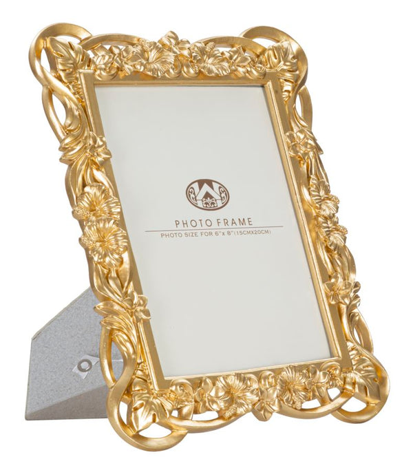 Flossy Rahmen 22,5x2,5x28 cm aus Polyresin und Goldglas prezzo