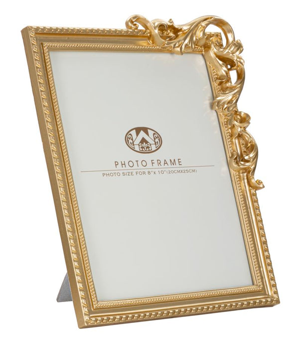 prezzo Fregis Rahmen 24,5x3,7x30,5 cm aus Polyresin und Goldglas