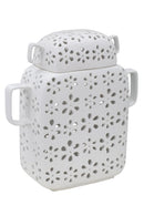 Vaso Flowery 31,5x13x34 cm Porcellana-4