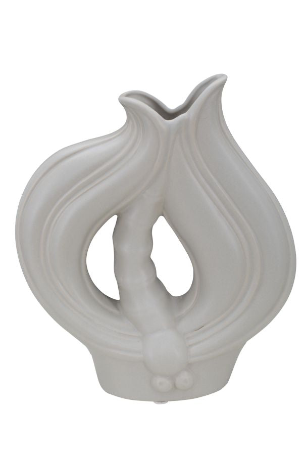 sconto Vase Lien 22x9x25,5 cm Porzellan