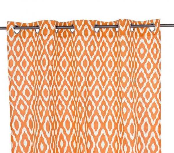 Alanis orangefarbener Vorhang 140x280 cm aus Polyester prezzo