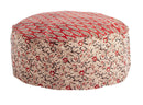 Pouf  65x65x25cm in Tessuto Lorient Rosso-1