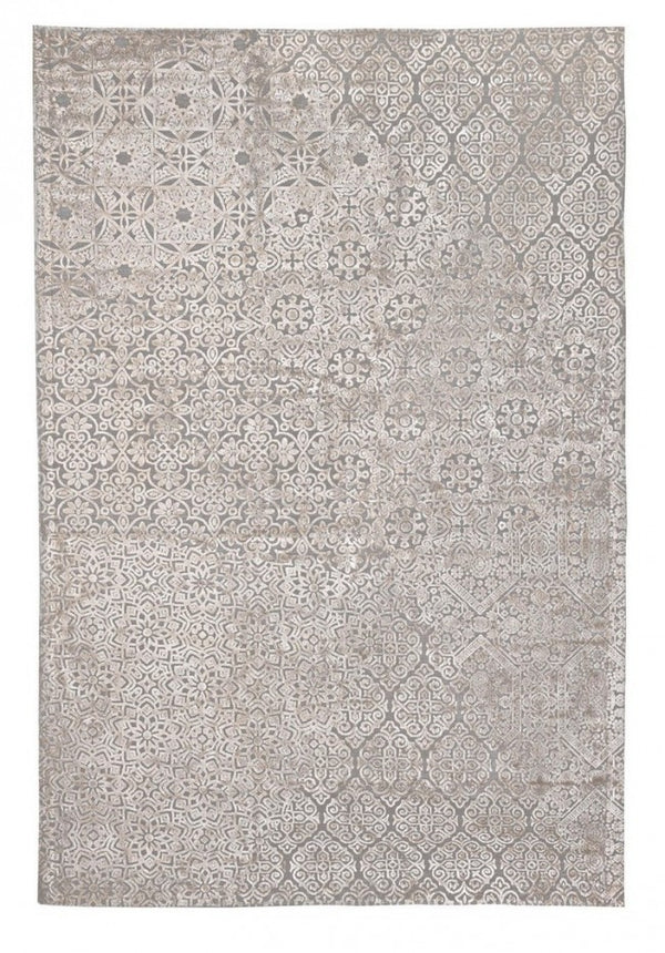 Imperial Hellgrauer Teppich 200x300 cm in Viskose acquista