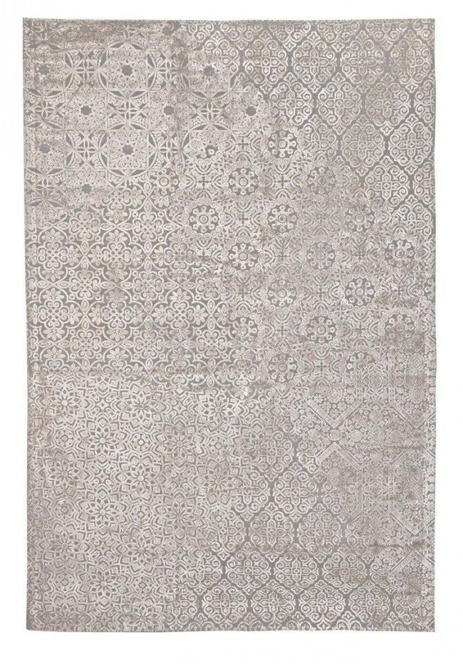 Tappeto Imperial Grigio Chiaro 200x300 cm in Viscosa-1