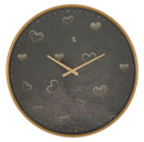 Orologio da Muro Hearts Ø60x6 cm in Ferro MDF e Vetro Multicolor-1