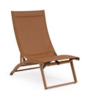 Set 2 Poltrone da Giardino 53x166,5x90 cm in Alluminio Taylor Pecan-2