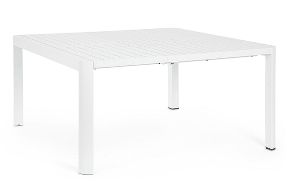 acquista Tavolo Allungabile da Giardino 149x97/149x77.5 cm in Alluminio Kiplin Bianco