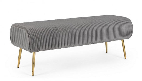 Selena Grey Bench 2 Regale aus grauem Holz acquista