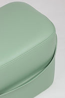 Pouf Giona Rettangolare Verde Chiaro in Similpelle-3