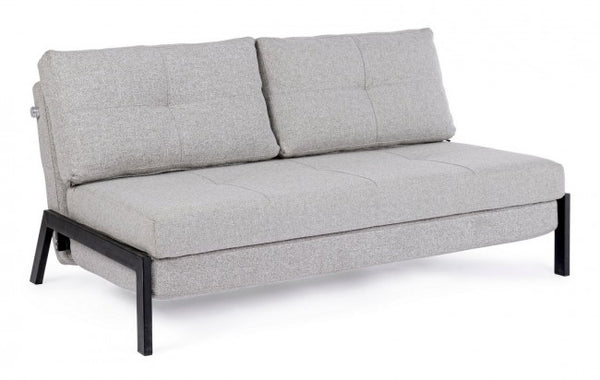 Schlafsofa 2 Regale Hayden Beige in Stoff online