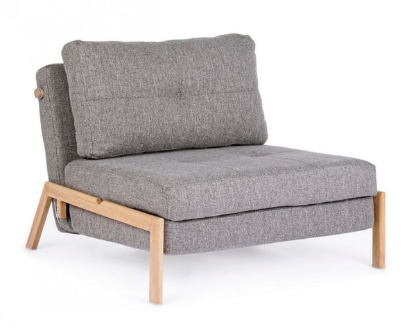 online Schlafsofa 1 Regal Hayden Grey in Stoff