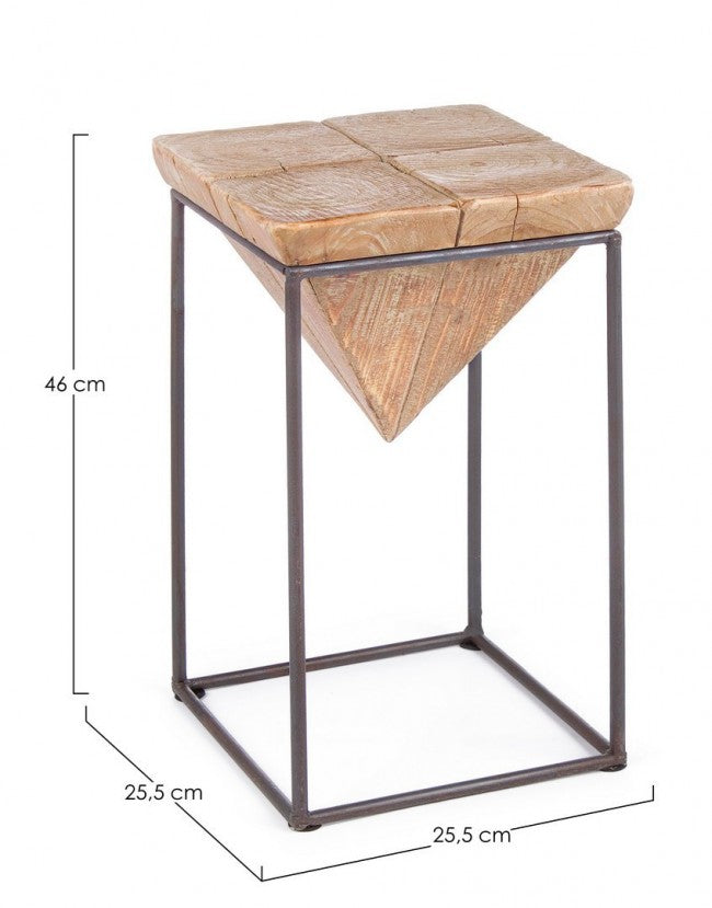 Sgabello Prismy H46 in Legno-2